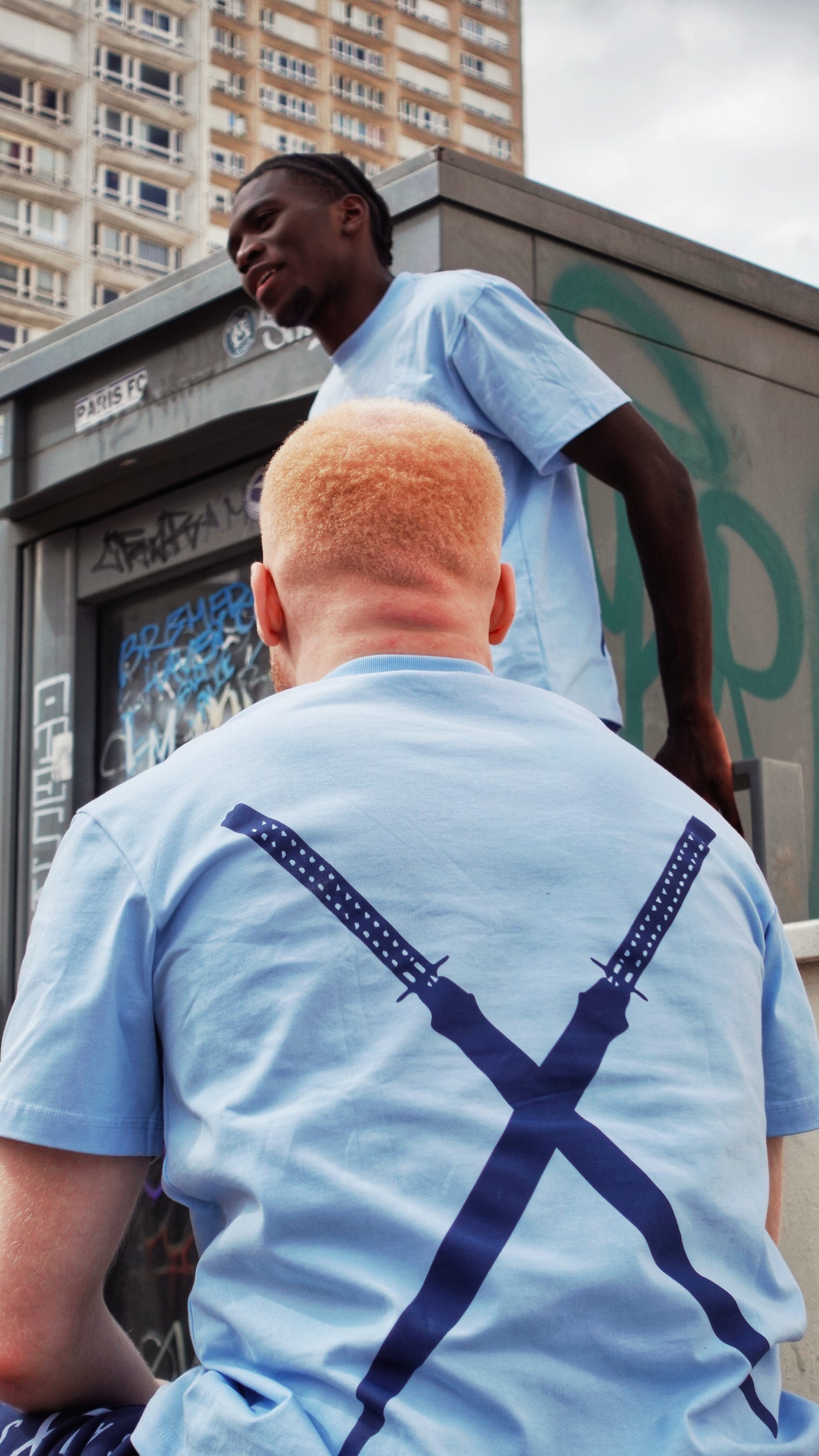 T-SHIRT 0.1 - CODE G (bleu ciel)