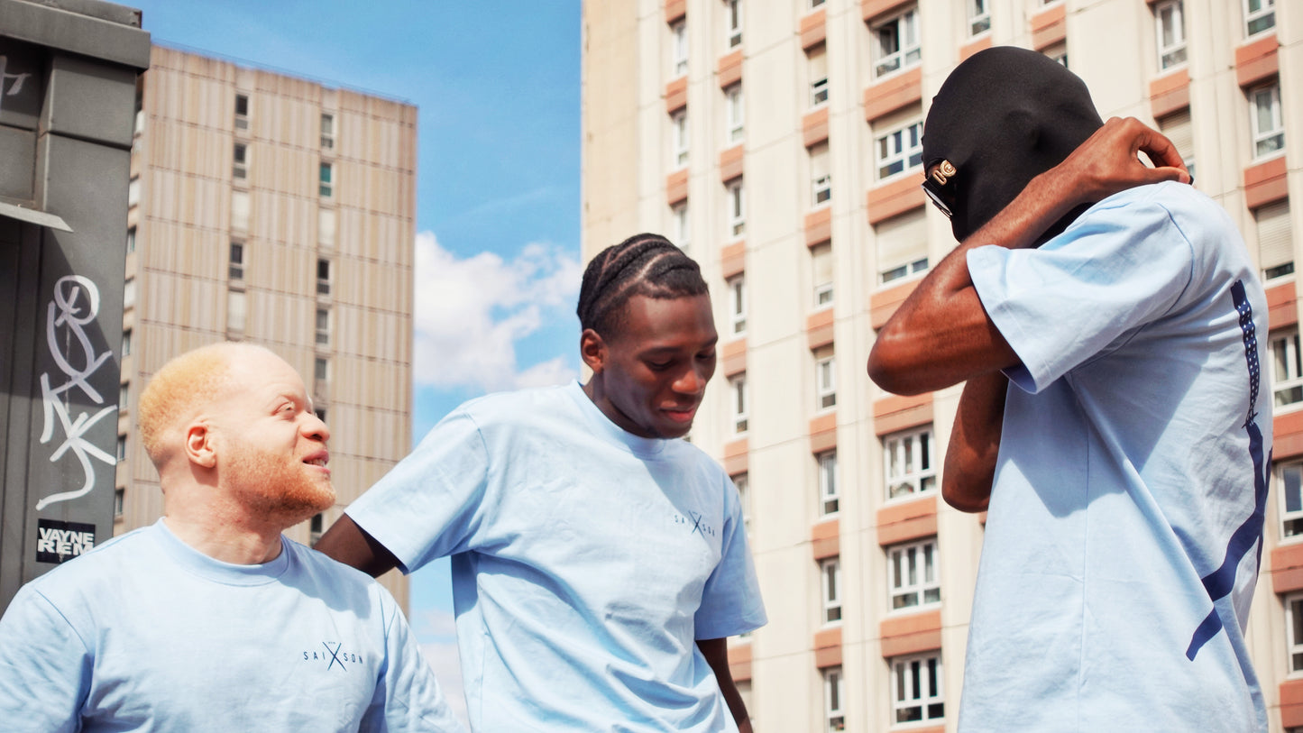 T-SHIRT 0.1 - CODE G (bleu ciel)